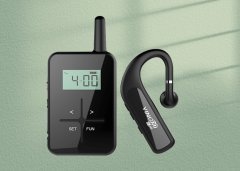 What are the advantages of using a wireless audio tour guide?