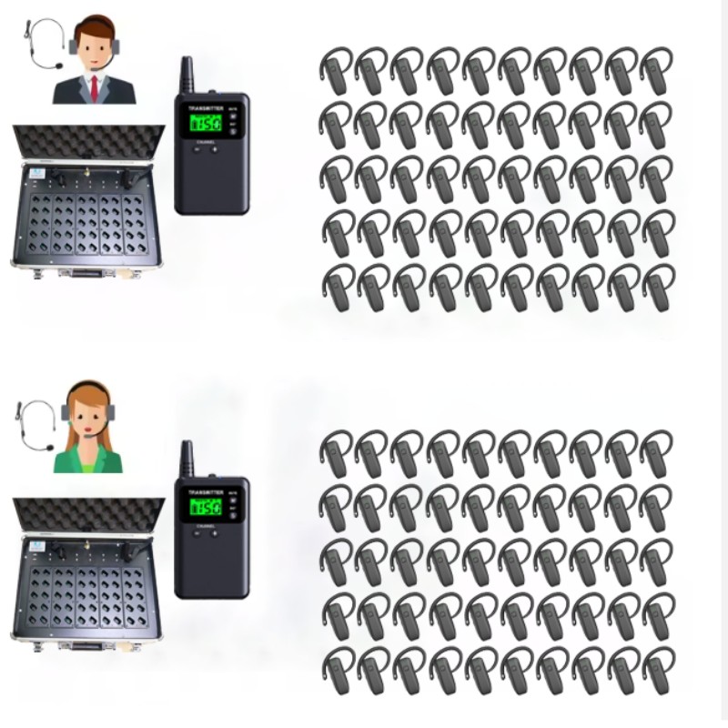 audio tour guide headphone L8