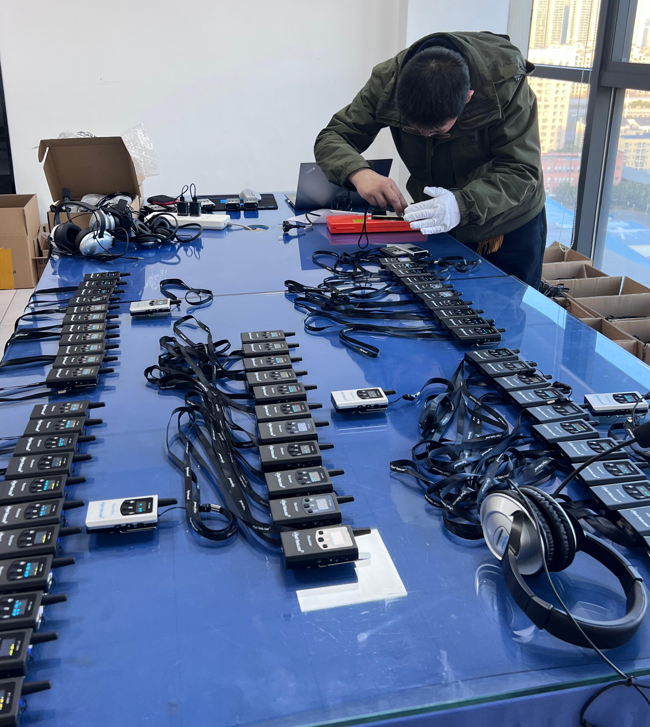 OEM A Story of 008B Two Way Tour Guide System for Customers