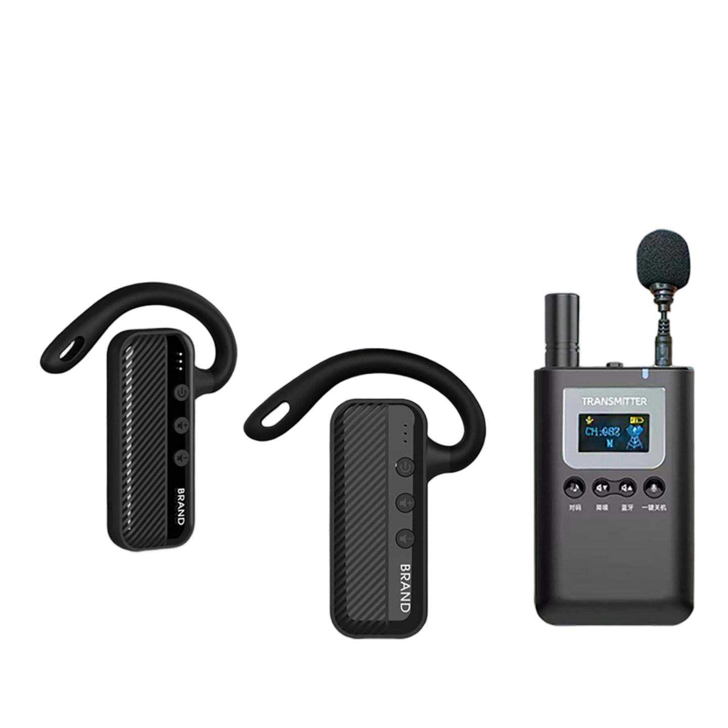 B7-1 Wireless Tour Guide System (Over‑ear Headset Receiver)